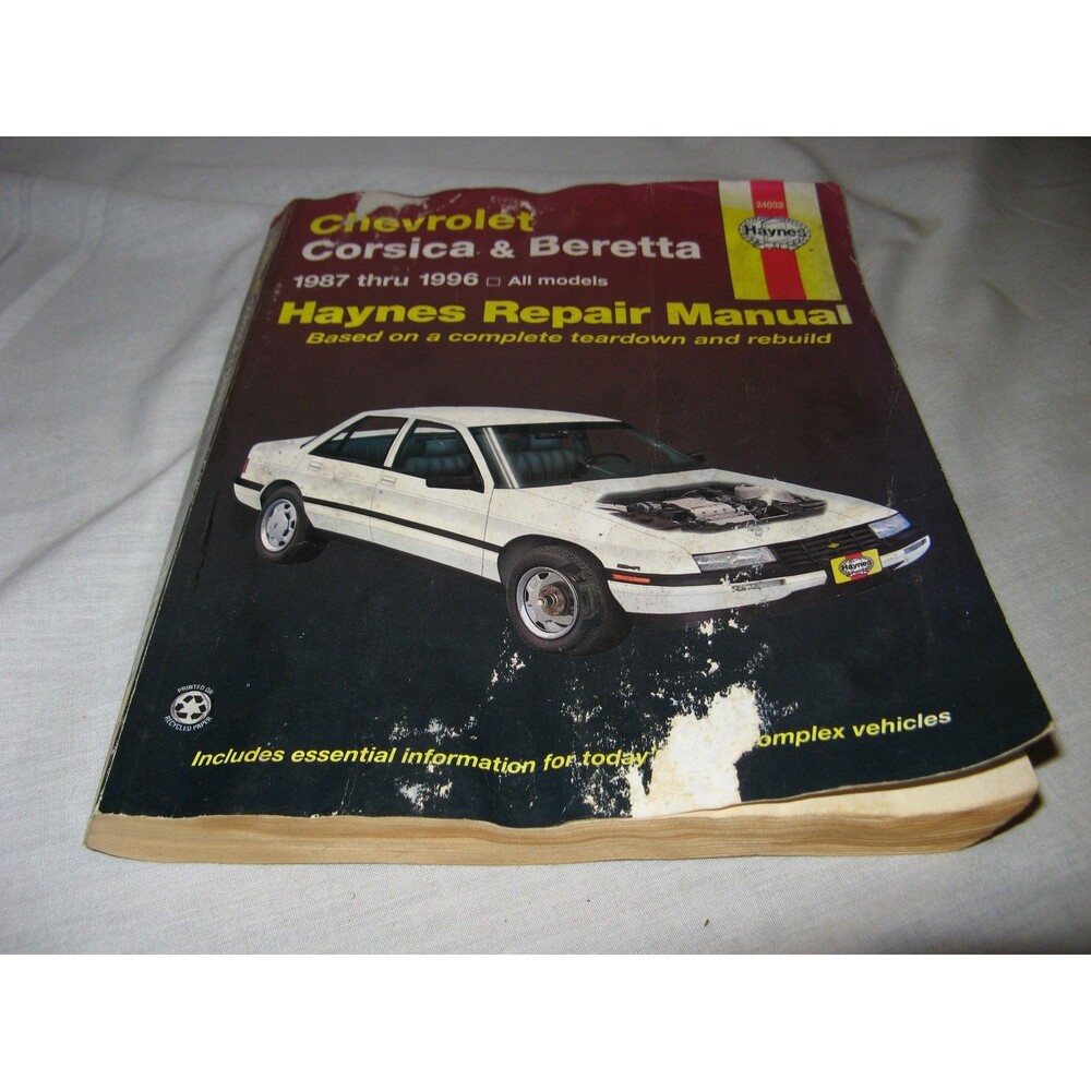 Haynes Auto Repair Manual Chevrolet Corsica & Beretta  1987 thru 1996  #24032